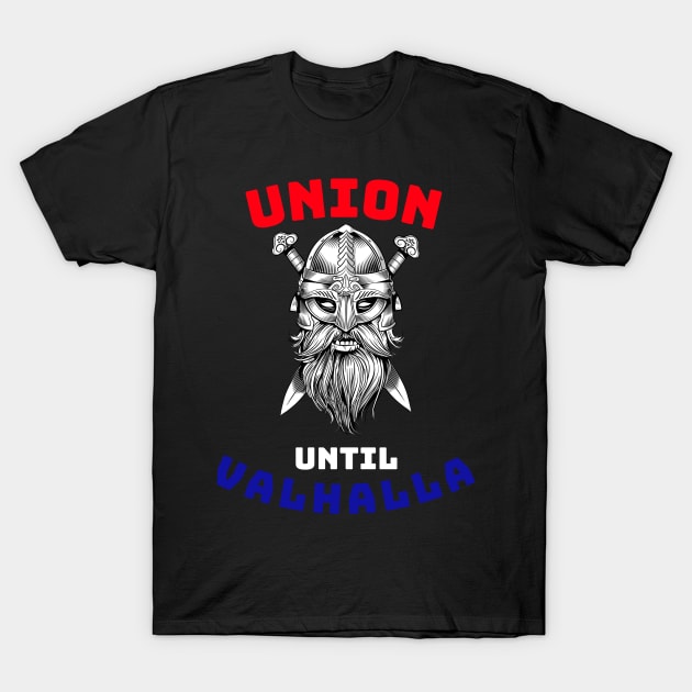 Viking Union Until Valhalla RWB T-Shirt by Teamster Life